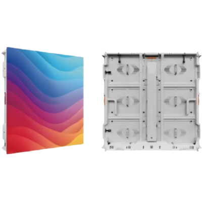 (Gabinete de alumínio fundido) Tela de alumínio colorida de alto brilho para ambientes externos (alta atualização de 7680 Hz; brilho de até 12000 cd; alta taxa de contraste de 15000:1)